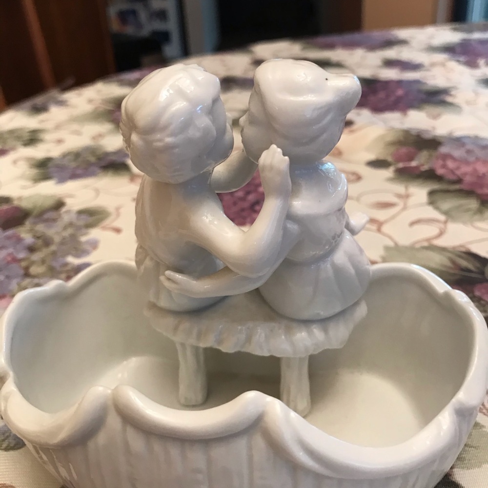 VINTAGE FIGURINE SMALL BOWL (1930s-1940s) - Picture 5 of 10